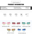 Rimless LOVE Heart Shaped Sunglasses