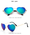 Rimless LOVE Heart Shaped Sunglasses