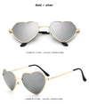 Rimless LOVE Heart Shaped Sunglasses