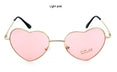 Rimless LOVE Heart Shaped Sunglasses