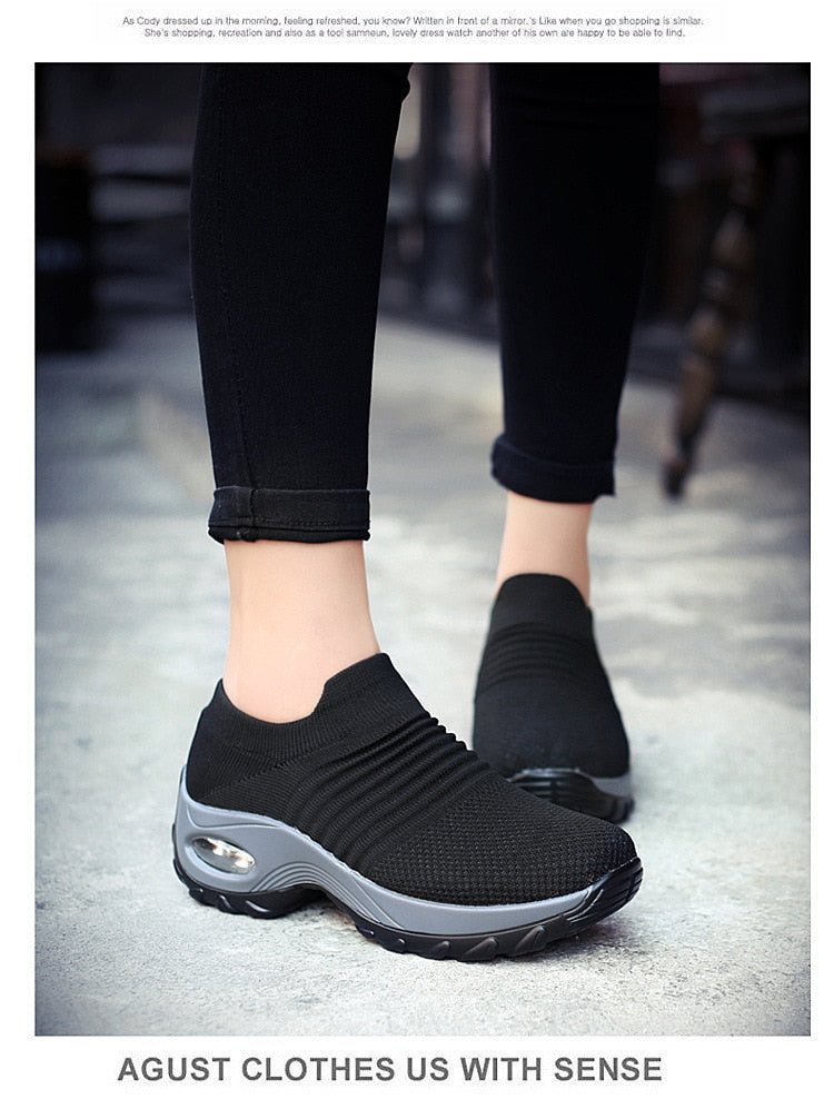 Casual Women Breathable Mesh Sneakers