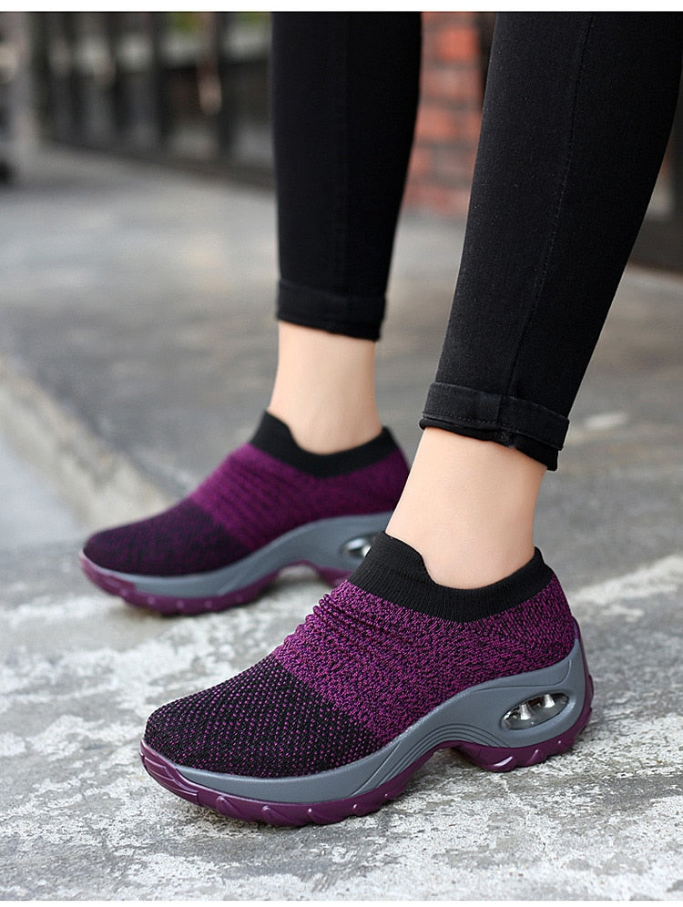 Casual Women Breathable Mesh Sneakers