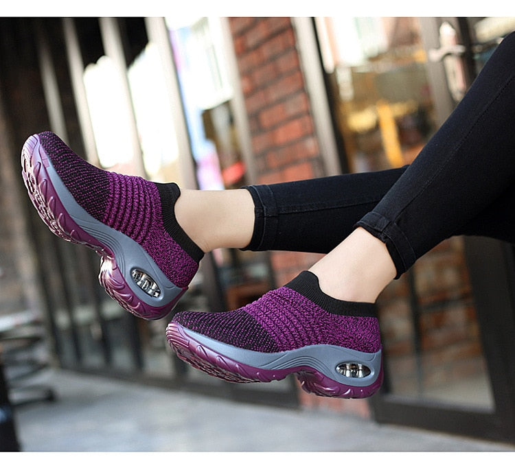 Casual Women Breathable Mesh Sneakers