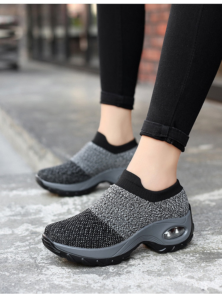 Casual Women Breathable Mesh Sneakers