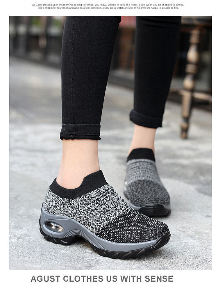 Casual Women Breathable Mesh Sneakers