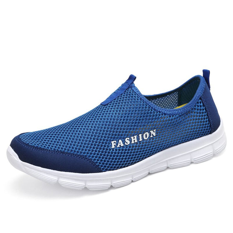 Breathable Mesh Lace-up Jogging Sneakers