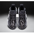 Breathable Mesh Lace-up Jogging Sneakers