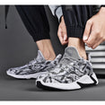 Breathable Mesh Lace-up Jogging Sneakers