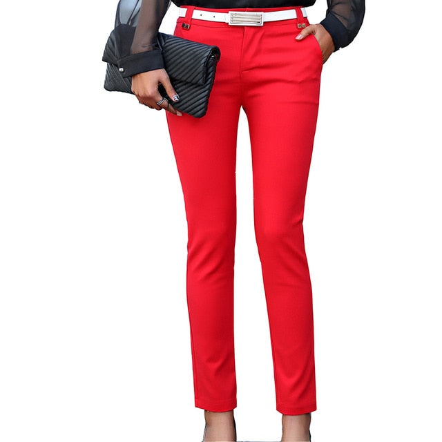 High Waist Ladies Office Pencil Pants