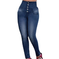 High Waist Women Jeans Elastic Pant