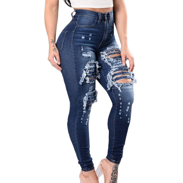 Casual Ultra Stretchy Skinny Denim Pants