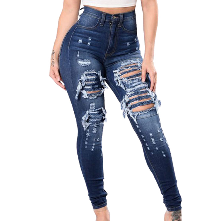 Casual Ultra Stretchy Skinny Denim Pants