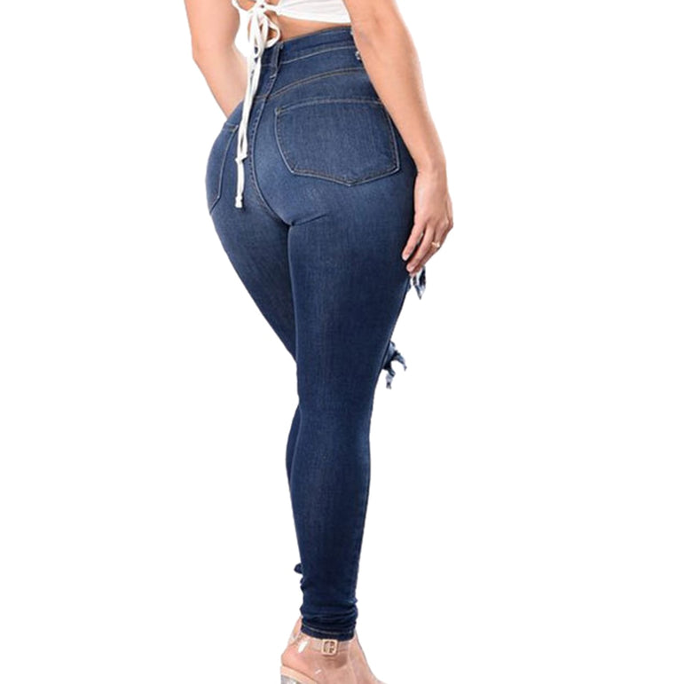 Casual Ultra Stretchy Skinny Denim Pants