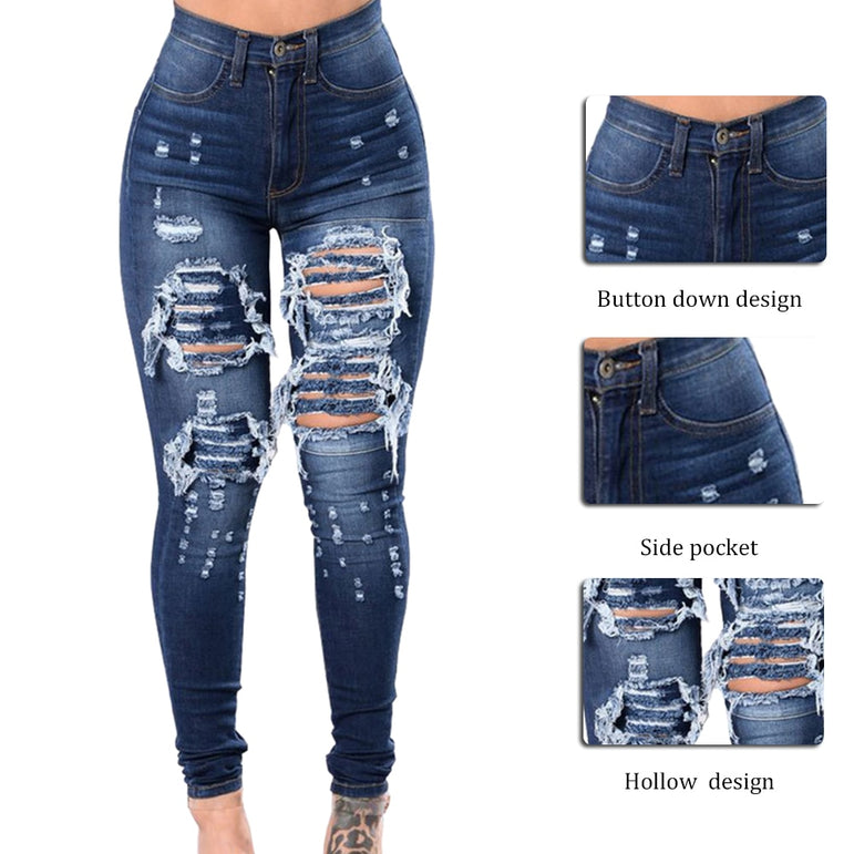 Casual Ultra Stretchy Skinny Denim Pants