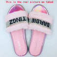 Fluffy Plush House Women Slippers