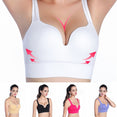 Push Up Racerback Seamless Women Sports Bra