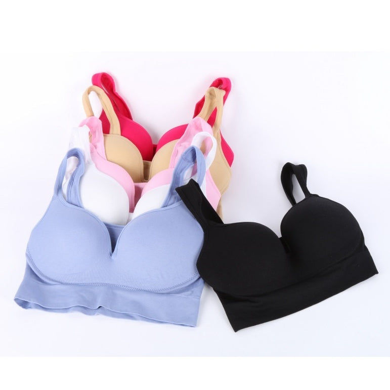 Push Up Racerback Seamless Women Sports Bra