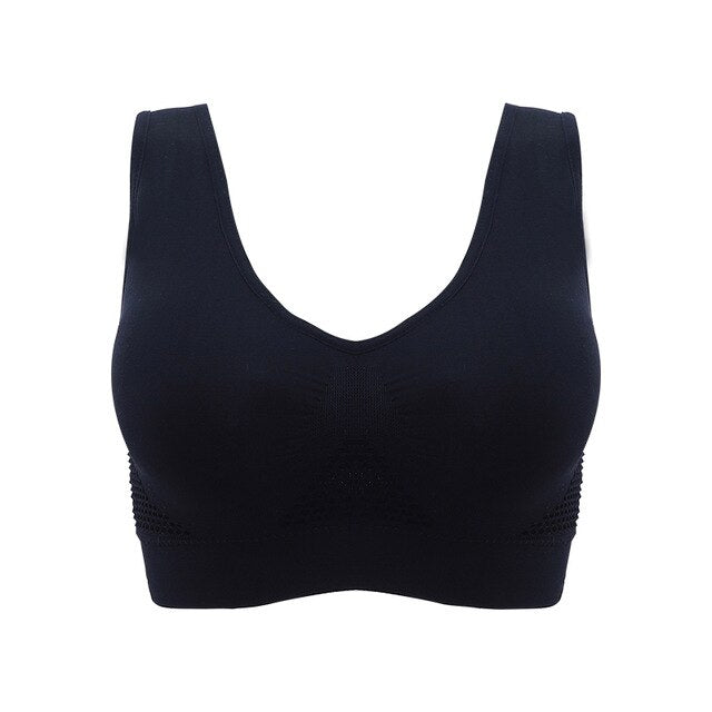 Hollow Out Padded Breathable Sports Bras