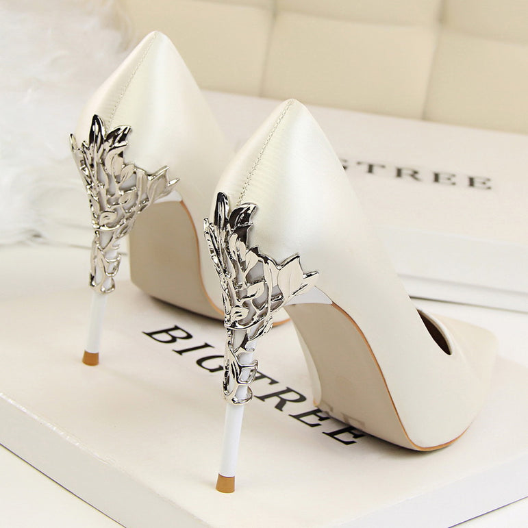 Thin Pointed Toe Pumps Wedding High Heels