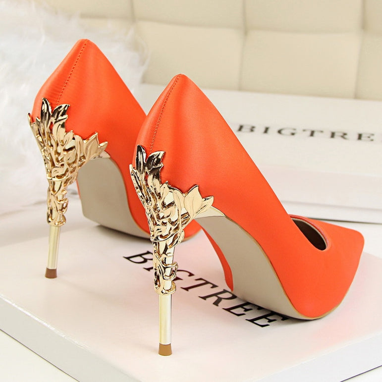 Thin Pointed Toe Pumps Wedding High Heels