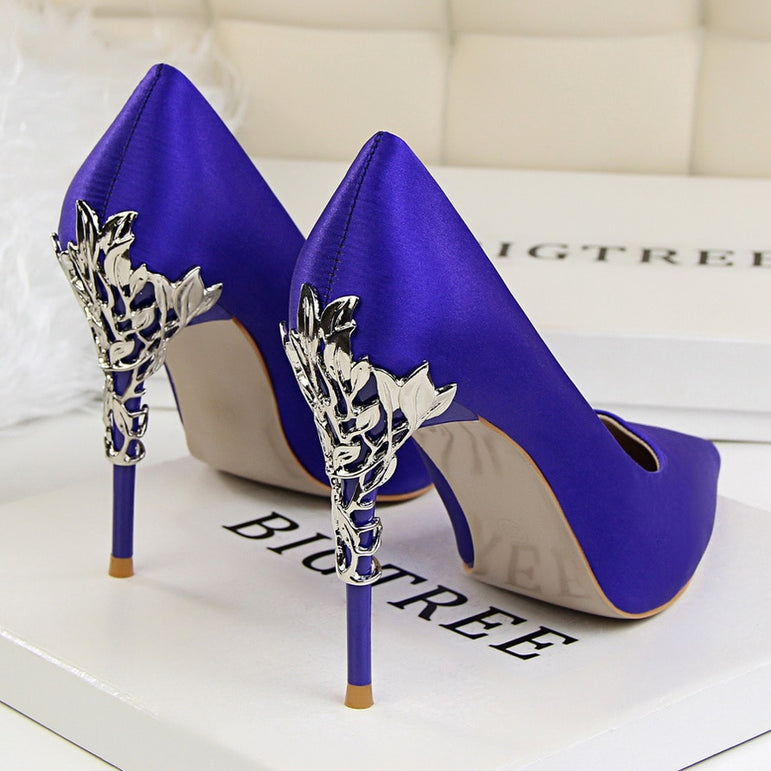 Thin Pointed Toe Pumps Wedding High Heels