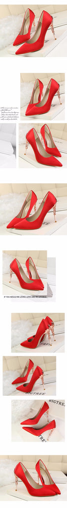 Thin Pointed Toe Pumps Wedding High Heels