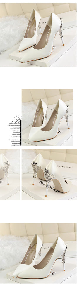 Thin Pointed Toe Pumps Wedding High Heels