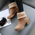 Comfortable Shoes Fur Warm Snow Boots