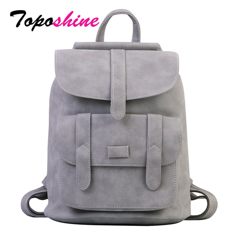 Leather Vintage Women Backpack