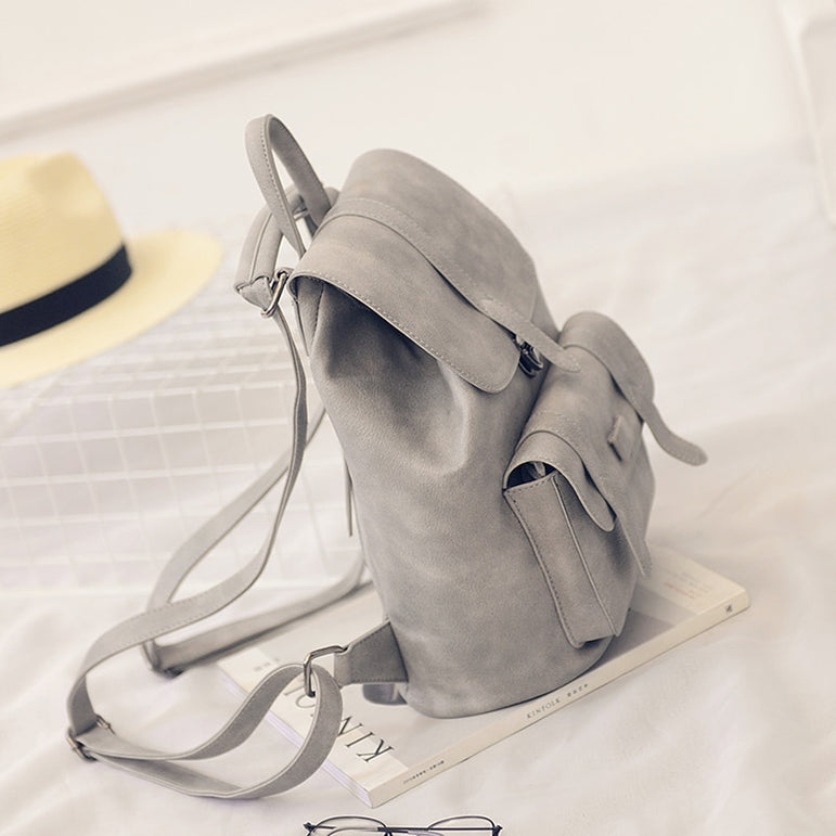 Leather Vintage Women Backpack