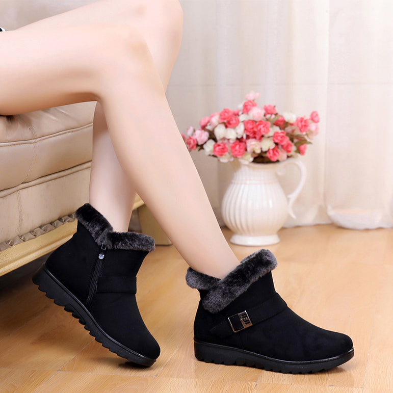 Fur Plush Warm Women Snow Boots