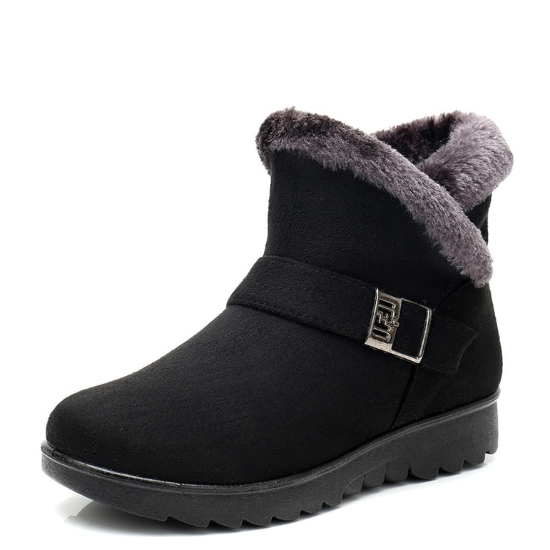 Fur Plush Warm Women Snow Boots