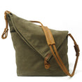 Leather Vintage Shoulder Women Messenger Canvas Bags