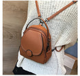 Leather Mini Soft Touch Multi Function Backpack