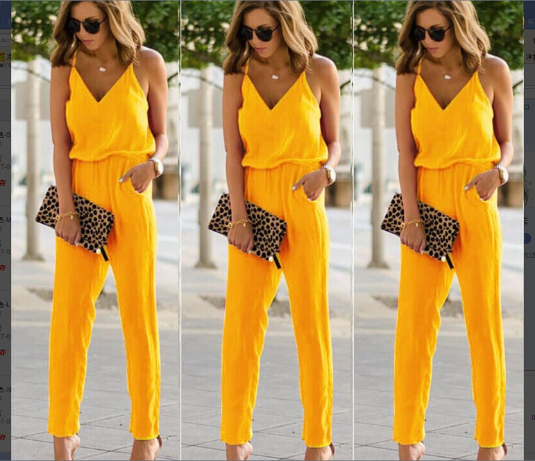 Casual Club Strap Bodycon Romper Jumpsuit