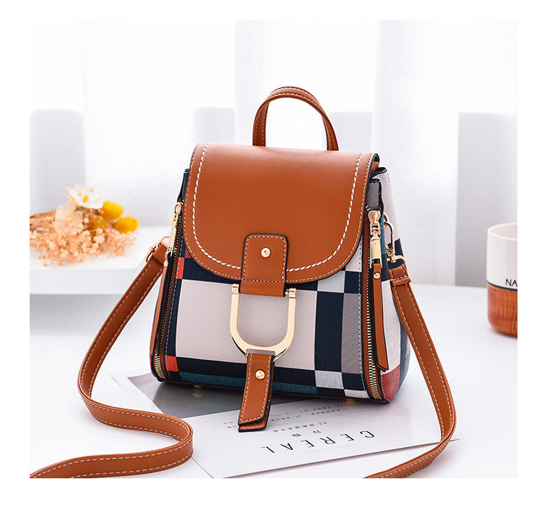 Multiple Using Women Grid Backpacks