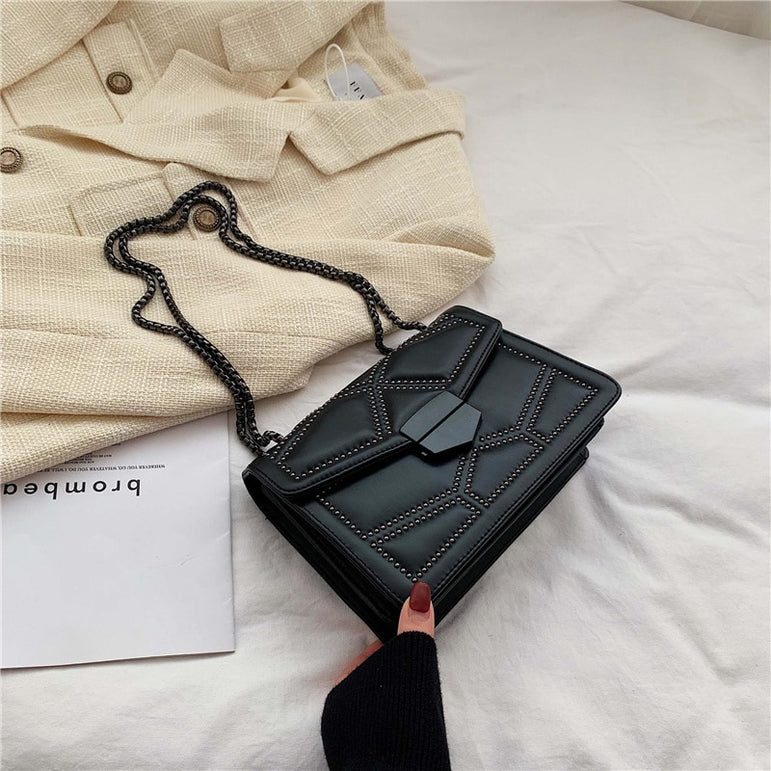 Luxury Rivet Chain Small Crossbody Handbags