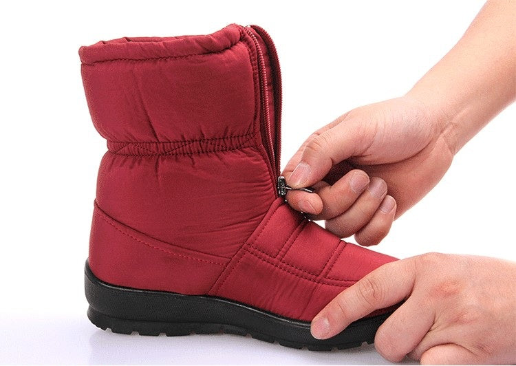 Waterproof Ladies Plush Insole Winter Boots