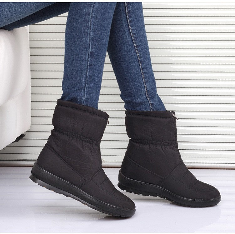 Waterproof Ladies Plush Insole Winter Boots