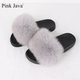 Luxury Indoor Real Fox Fur Slipper