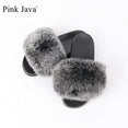 Luxury Indoor Real Fox Fur Slipper