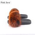 Luxury Indoor Real Fox Fur Slipper