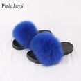 Luxury Indoor Real Fox Fur Slipper