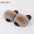 Luxury Indoor Real Fox Fur Slipper