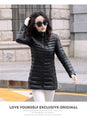 Slim Hooded Cotton Winter Women Jacket