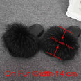 Real Raccoon Fur Slippers