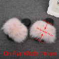 Real Raccoon Fur Slippers