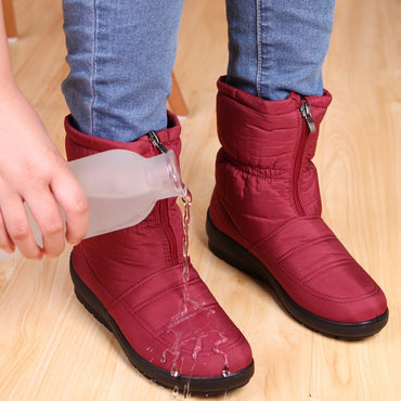 Waterproof Ladies Plush Insole Winter Boots